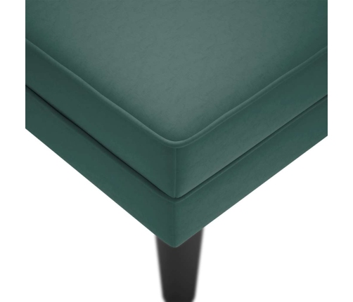 Zvilnis Ar Spilveniem Un Labo Roku Balstu Tumši Zaļš Samts Vidaxl