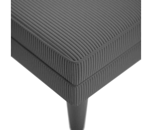 Zvilnis Ar Spilvenu, Tumši Pelēks, Velveta Audums Vidaxl