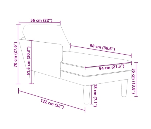 Zvilnis Ar Spilvenu, Zils, Velveta Audums Vidaxl
