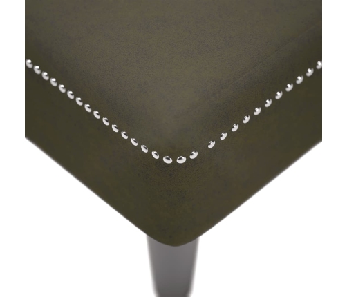 vidaXL zvilnis ar spilveniem un labo roku balstu, mākslīgā āda