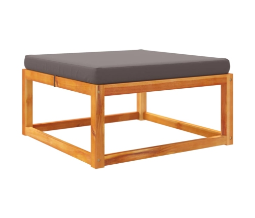 vidaXL 10-daļīgs dārza atpūtas mēbeļu komplekts ar matračiem, akācija