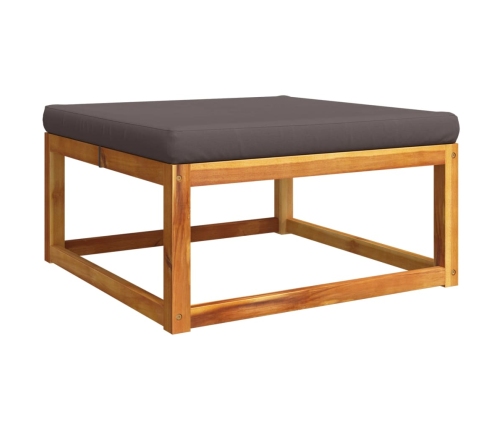 11-Daļīgs Dārza Dīvānu Komplekts Ar Matračiem, Akācija Vidaxl