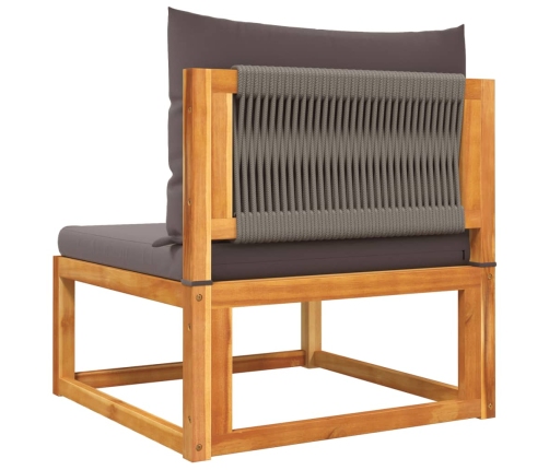 11-Daļīgs Dārza Dīvānu Komplekts Ar Matračiem, Akācija Vidaxl