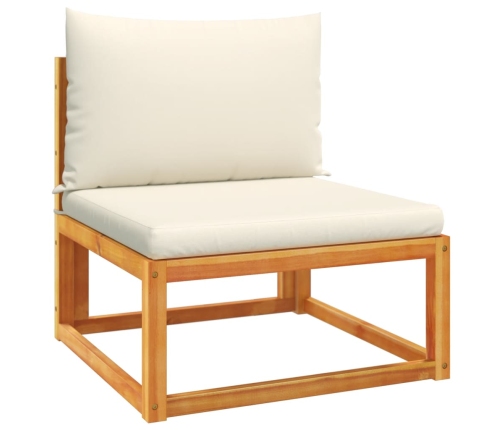 vidaXL 10-daļīgs dārza atpūtas mēbeļu komplekts ar matračiem, akācija