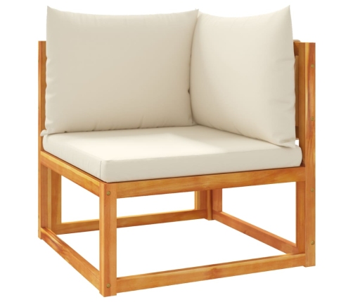 vidaXL 10-daļīgs dārza atpūtas mēbeļu komplekts ar matračiem, akācija