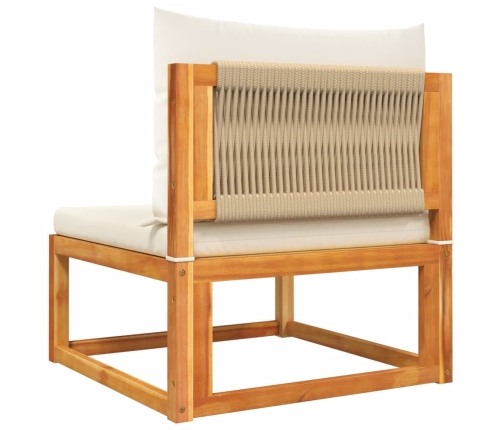 vidaXL 10-daļīgs dārza atpūtas mēbeļu komplekts ar matračiem, akācija