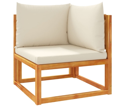 vidaXL 11-daļīgs dārza dīvānu komplekts ar matračiem, akācija