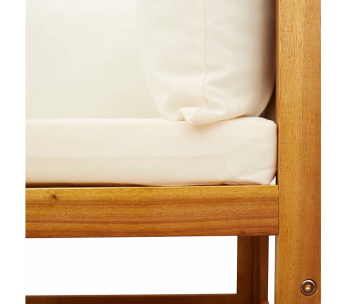 10-Daļīgs Dārza Atpūtas Mēbeļu Komplekts Ar Matračiem, Akācija Vidaxl