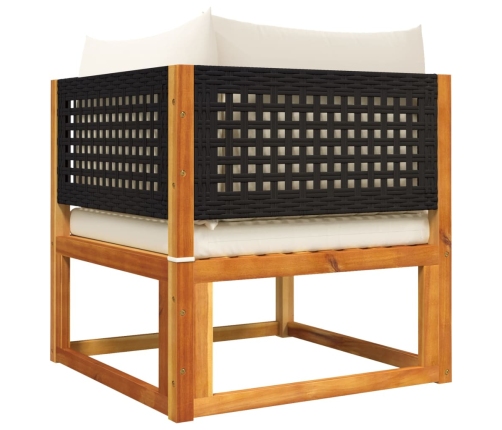 vidaXL 11-daļīgs dārza dīvānu komplekts ar matračiem, akācija