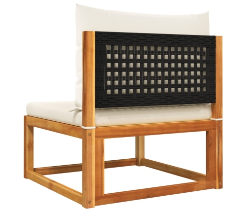 vidaXL 11-daļīgs dārza dīvānu komplekts ar matračiem, akācija