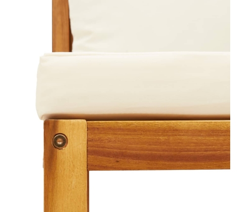 vidaXL 11-daļīgs dārza dīvānu komplekts ar matračiem, akācija