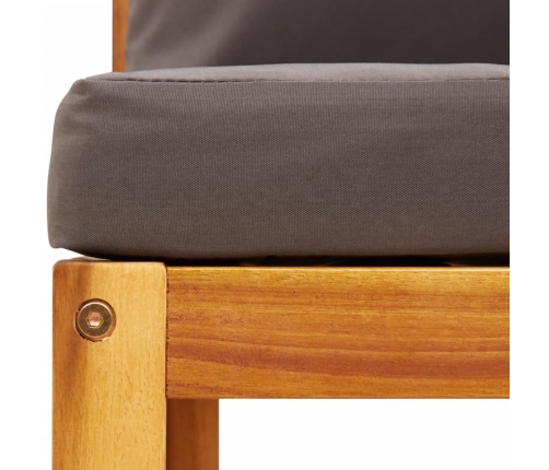 10-Daļīgs Dārza Atpūtas Mēbeļu Komplekts Ar Matračiem, Akācija Vidaxl