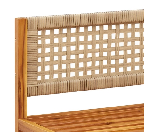 vidaXL 10-daļīgs dārza atpūtas mēbeļu komplekts ar matračiem, akācija