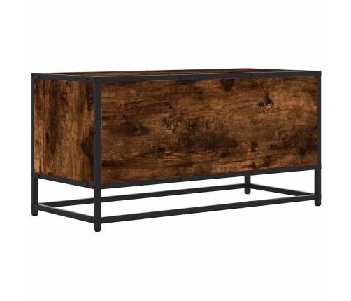 Tv Skapītis, Ozola, 80X34,5X40 Cm, Inženierijas Koks, Metāls Vidaxl