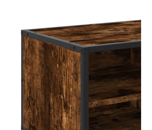 Tv Skapītis, Ozola, 80X34,5X40 Cm, Inženierijas Koks, Metāls Vidaxl