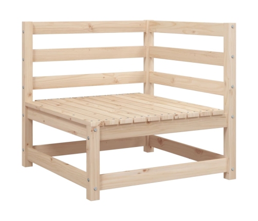 vidaXL 11-daļīgs dārza dīvānu komplekts, priedes masīvkoks