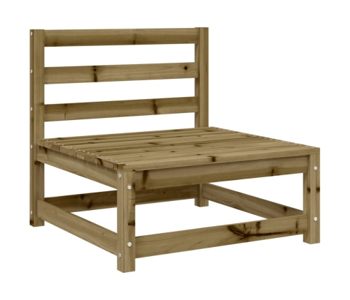 vidaXL 11-daļīgs dārza dīvānu komplekts, impregnēts priedes koks