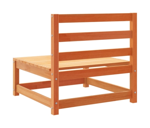 10-Daļīgs Dārza Dīvānu Komplekts Vaska Brūnas Priedes Masīvkoks Vidaxl