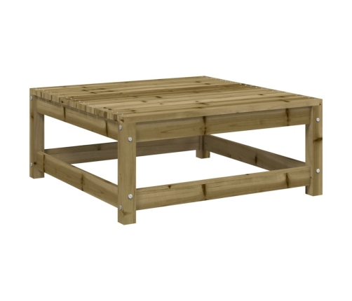 vidaXL 10-daļīgs dārza dīvānu komplekts, impregnēts priedes koks