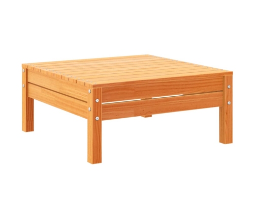 vidaXL 10-daļīgs dārza dīvānu komplekts, matrači, brūns priedes koks