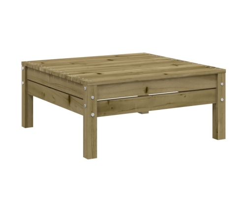 vidaXL 10-daļīgs dārza dīvāna komplekts ar matračiem impregnēta priede