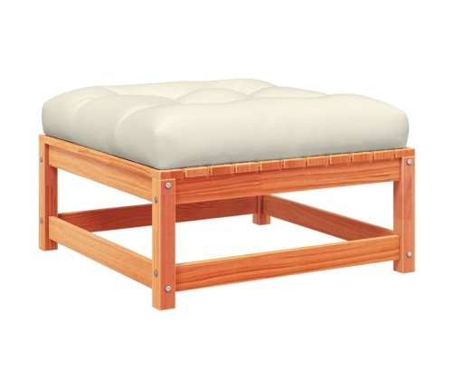 10-Daļīgs Dārza Dīvānu Komplekts, Matrači, Brūns Priedes Koks Vidaxl