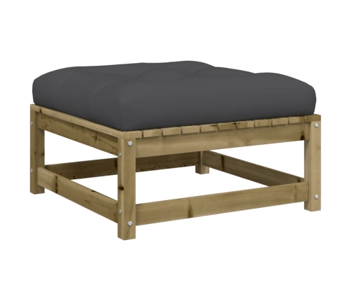 10-Daļīgs Dārza Dīvāna Komplekts Ar Matračiem Impregnēta Priede Vidaxl