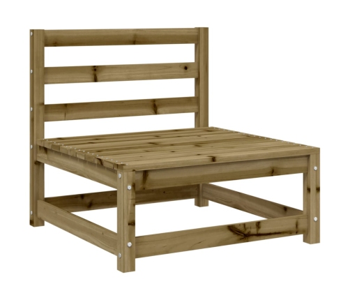 vidaXL 11-daļīgs dārza dīvānu komplekts, impregnēts priedes koks