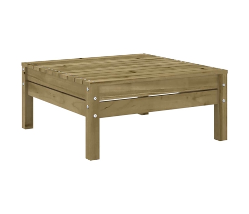 11-Daļīgs Dārza Dīvāna Komplekts Ar Matračiem Impregnēta Priede Vidaxl