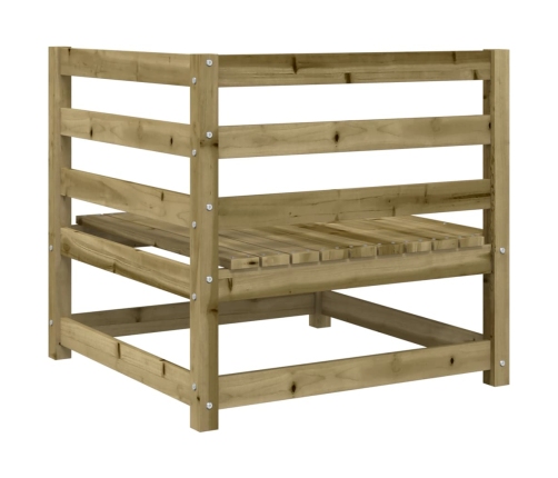 vidaXL 12-daļīgs dārza dīvānu komplekts, impregnēts priedes koks