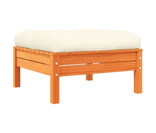 12-Daļīgs Dārza Dīvānu Komplekts, Matrači, Brūns Priedes Koks Vidaxl