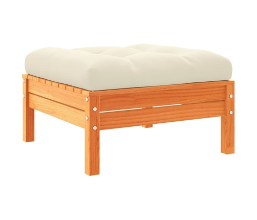 12-Daļīgs Dārza Dīvānu Komplekts, Matrači, Brūns Priedes Koks Vidaxl