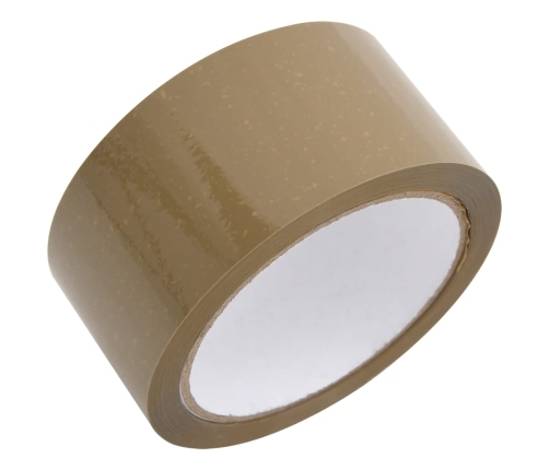 vidaXL iepakošanas līmlentes, 72 gab., brūnas, 48 mm x 66 m