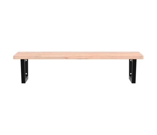 vidaXL izlietnes plaukts, stiprināms pie sienas, tērauds, dižskābardis