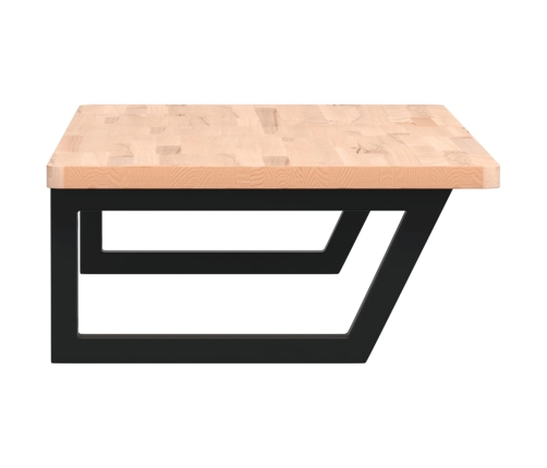 vidaXL izlietnes plaukts, stiprināms pie sienas, tērauds, dižskābardis