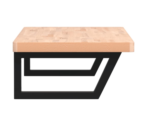 vidaXL izlietnes plaukts, stiprināms pie sienas, tērauds, dižskābardis