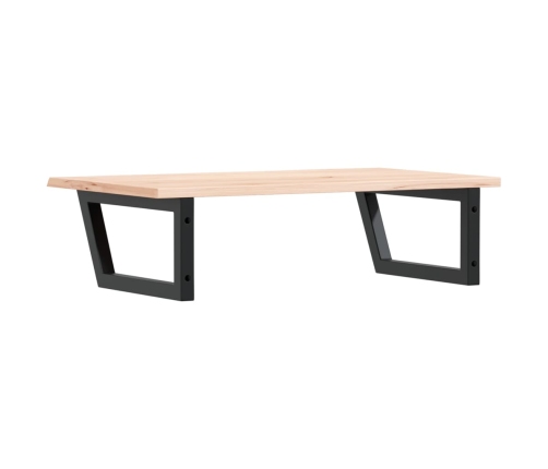 vidaXL izlietnes plaukts, stiprināms pie sienas, tērauds, ozola koks