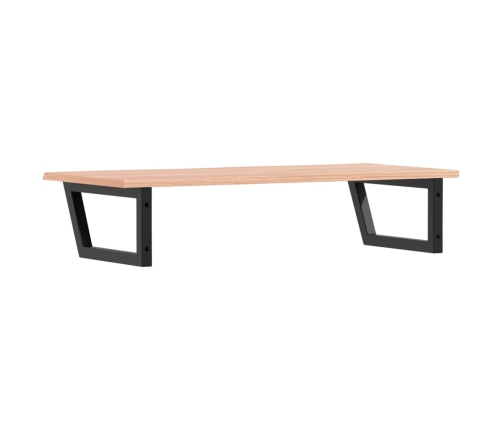 vidaXL izlietnes plaukts, stiprināms pie sienas, tērauds, ozola koks