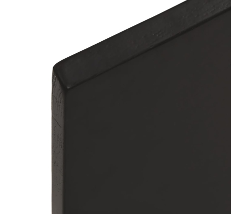 vidaXL izlietnes plaukts, stiprināms pie sienas, tērauds, ozola koks