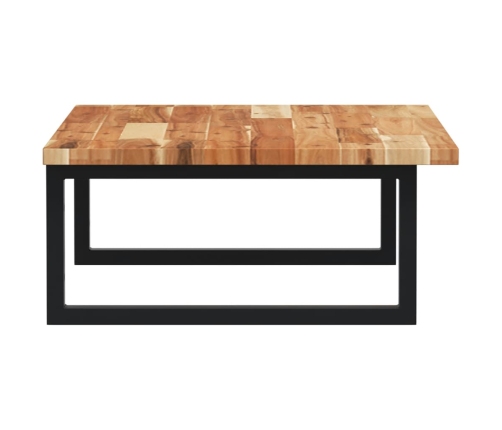 vidaXL izlietnes plaukts, stiprināms pie sienas, tērauds, akācija