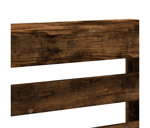 vidaXL radiatora pārsegs, ozolkoka, 104x20x82 cm, inženierijas koks