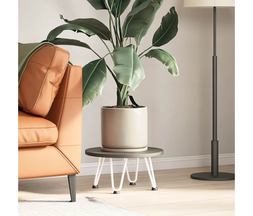 vidaXL Matu sprādzes galda kājas 4 gab. balta 20 cm ciets tērauds