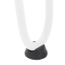 vidaXL Matu sprādzes galda kājas 4 gab. balta 20 cm ciets tērauds