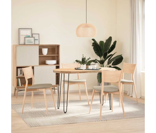 vidaXL Matu sprādzes galda kājas 4 gab. 72 cm ciets tērauds