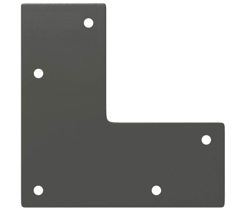 vidaXL Matu sprādzes galda kājas 4 gab. 72 cm ciets tērauds