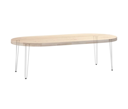 vidaXL Matu sprādzes galda kājas 4 gab. balta 72 cm ciets tērauds