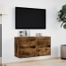 vidaXL TV plaukti ar LED lampiņām, 2 gab., ozolkoka krāsa, 41x31x45 cm