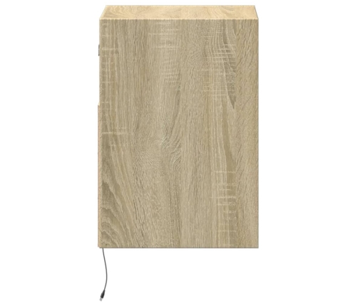 vidaXL TV galdiņi ar LED lampiņām, 2 gab., ozola krāsa, 41x31x45 cm