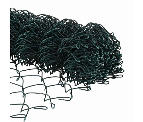 Žoga Stabu Komplekts Sudraba 25 X 0.6 M Cinkots Tērauds & Pvc Vidaxl