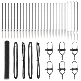 Vidaxl Sešstūra Žogs Pelēks 1.2X50 M Tērauds,  Žoga Stabi Ar Spike 13 Gab. Ø32 Mm 140 Cm Cinkots Tērauds Vidaxl